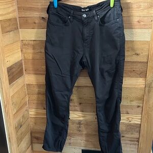 DUER Men's Slim Fit Black Jeans